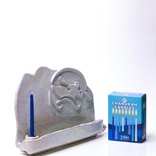 Kayaking Chanukah Menorah
