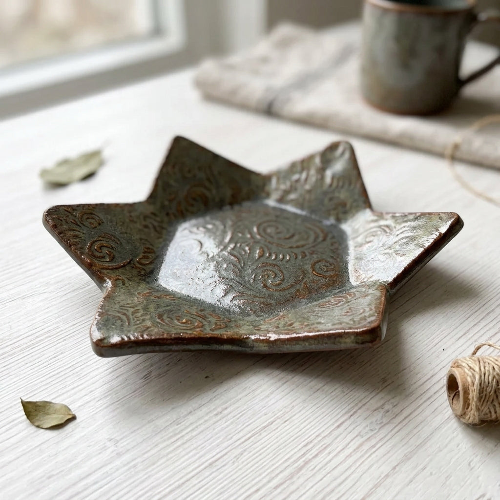 Star of David small dish - 6