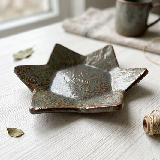 Star of David small dish - 6