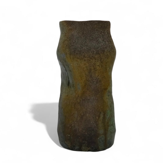 Stoneware Ancient Shofar Vase #18