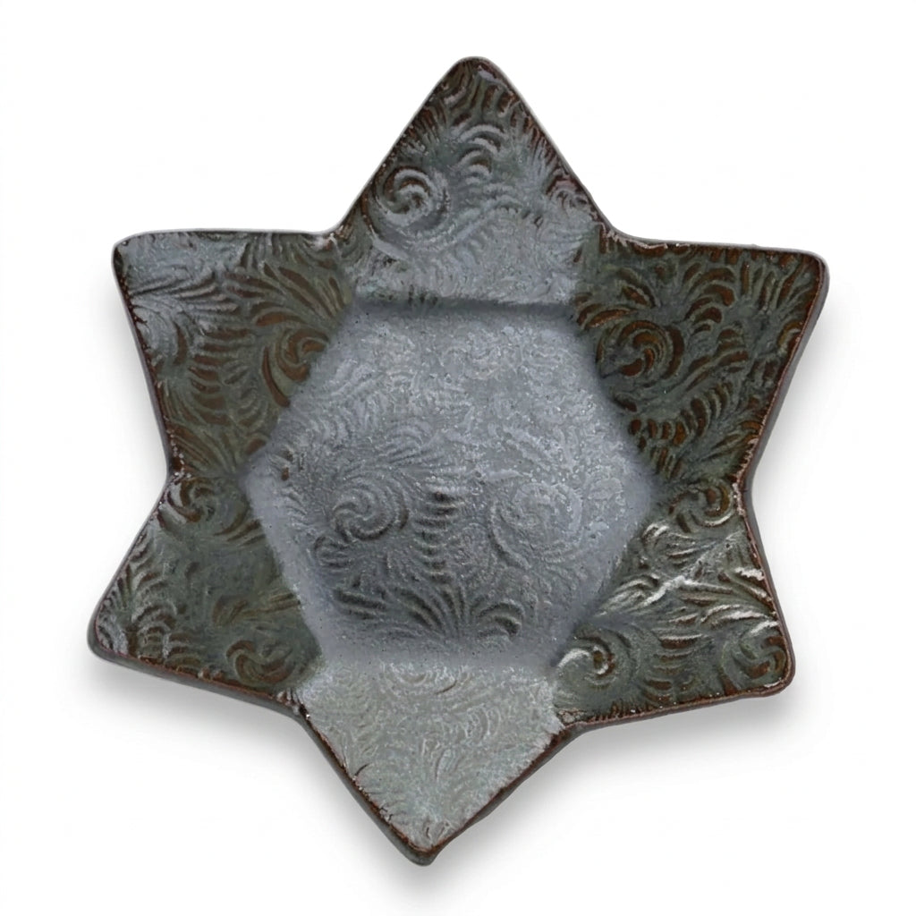 Star of David small dish - 6