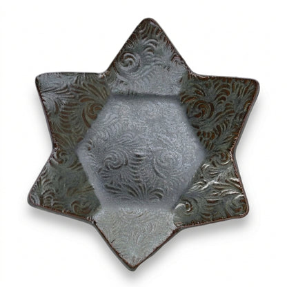 Star of David small dish - 6