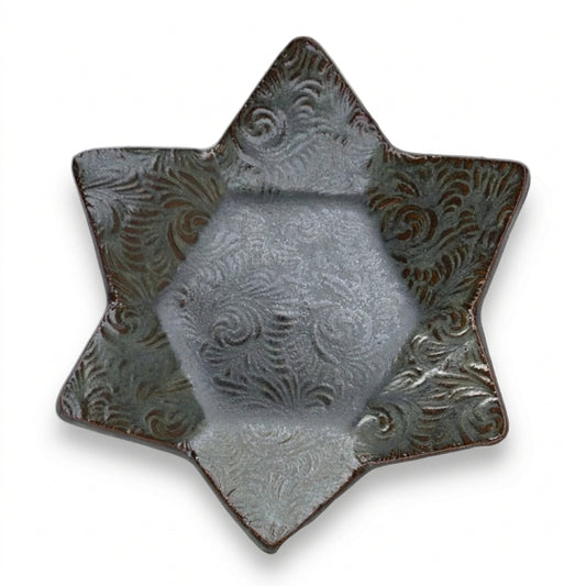 Star of David small dish - 6
