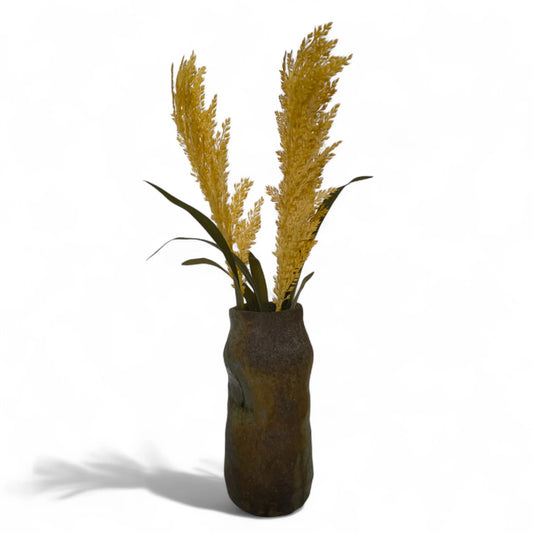 Stoneware Ancient Shofar Vase #18