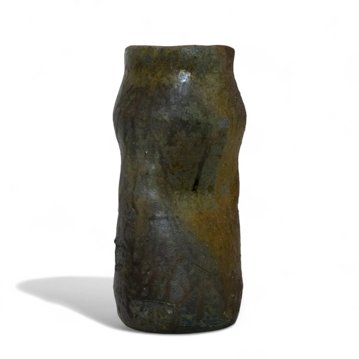 Stoneware Ancient Shofar Vase #18