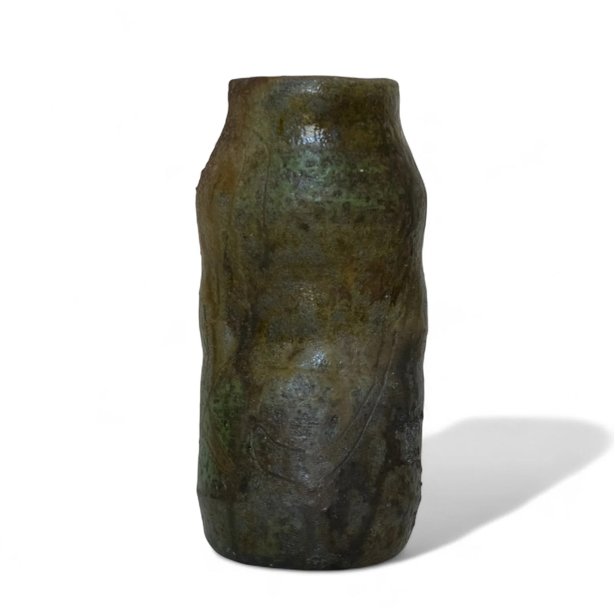 Stoneware Ancient Shofar Vase #18