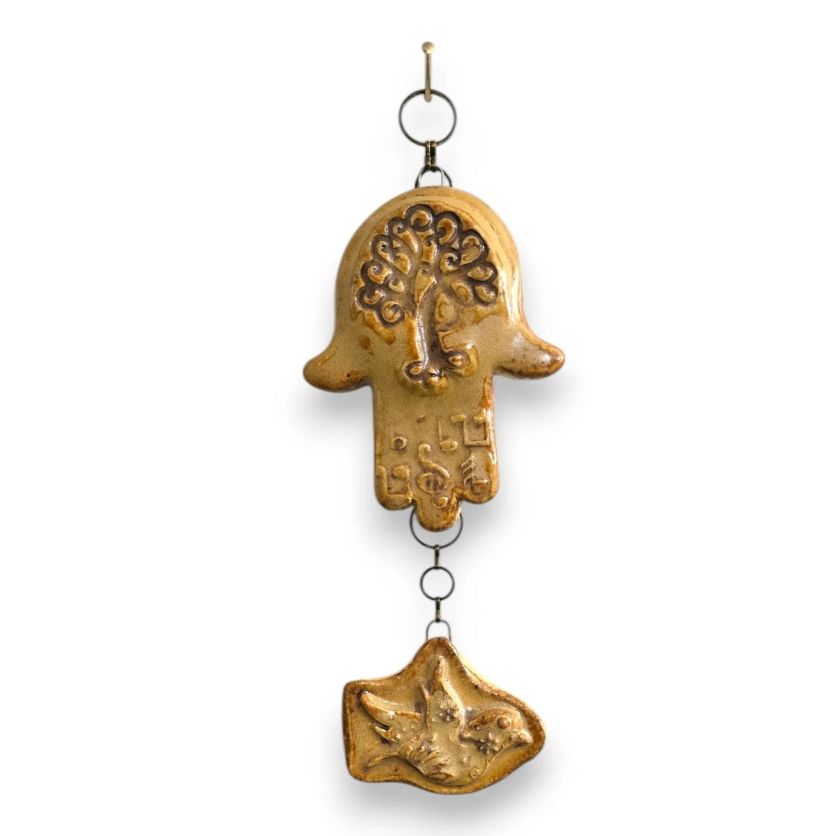 Hamsa Wall Charm - Tree of Life with Bird of Peace