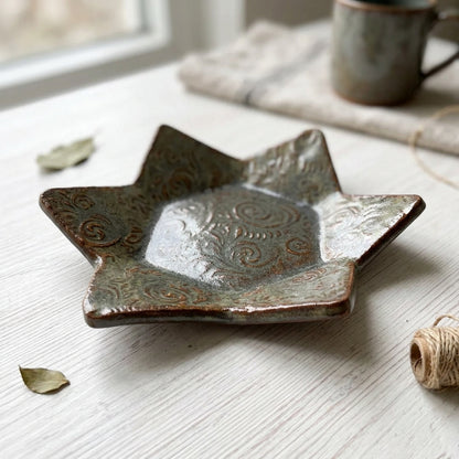 Star of David small dish - 6