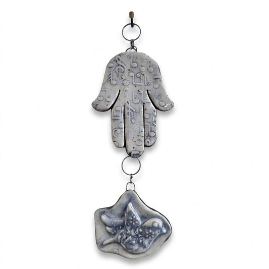 Hamsa Dove Wall Charm
